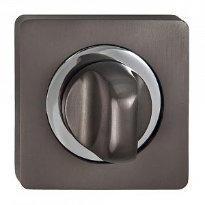 Фиксатор сантехнический RENZ BK 02 MBN/CP (матовый черный никель/хром блест.); ?>