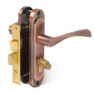 Врезной замок Avers 0823/60-C-AC (медь) ключ/вертушка; ?>