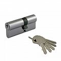 Цилиндровый механизм НОРА-М 70мм (40/30) ЛУ ключ/ключ (хром)