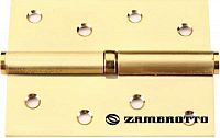 Петля разъемная Zambrotto 1BB(100х75х2,5) левая (матовое золото)