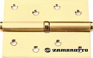 Петля разъемная Zambrotto 1BB(100х75х2,5) левая (матовое золото); ?>
