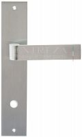 Дверная ручка на планке Extreza Hi-tech SOUND 106 PL11 WC сантехническая (матовый хром) F05
