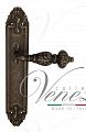 Дверная ручка на планке Venezia Lucrecia PASS проходная PL90 (ант. бронза)