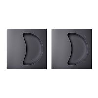 Ручка для раздвижных дверей Armadillo QUADRO SH55.010 BPVD-77 (вороненый никель)