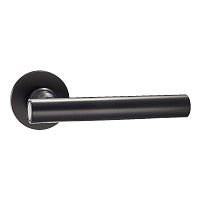 Дверная ручка на круглой розетке GRIFFIX 115 R TOOL BL (черный)