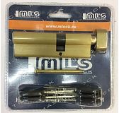 Цилиндровый механизм Master Lock 90мм (55х35Т) ключ/вертушка (золото)