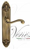 Дверная ручка на планке Venezia Vivaldi PASS проходная PL90 (мат. бронза)