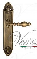 Дверная ручка на планке Venezia Gifestion PASS проходная PL90 (мат. бронза)