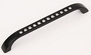 Мебельная ручка Ozkardesler Metal (128мм) мод. 5195 (матовый черный); ?>