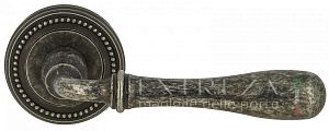 Дверная ручка Extreza CARRERA (Каррера) 321 на розетке R03 античное серебро F45; ?>