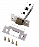 Защелка межкомнатная RENZ L 5-45 plastic SN (никель матовый) с пластиковым языком