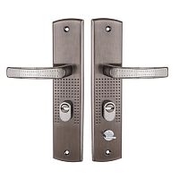 Дверная ручка на планке Master Lock Стандарт+ усиленная (автомат) ML-100 левая
