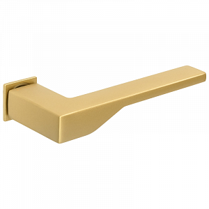 Дверная ручка Extreza Hi-Tech ADONA 122 R21 на скрытой розетке F02 (матовая латунь); ?>