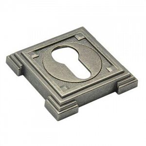 Накладка на цилиндр Adden Bau SC VQ001 квадратная AGED SILVER (состаренное серебро); ?>