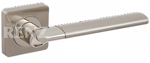 Дверная ручка RENZ DH 57-02 Марчелло SN/NP (матовый никель/никель блест.); ?>