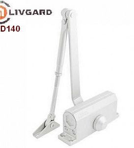 Доводчик Livgard D140 (белый) до 140кг; ?>