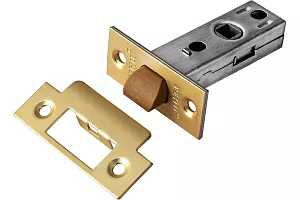 Защелка межкомнатная RENZ L 5-45 plastic SSG (золото матовое сатинированное); ?>