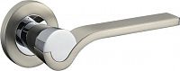 Дверная ручка ORO&ORO мод. 197-15 MSN/CP (супер матовый никель/хром блестящий)