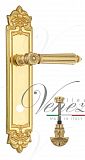Дверная ручка на планке Venezia Castello WC-4 сантехническая PL96 (полир. латунь)
