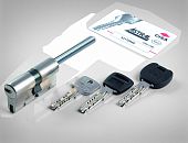 Цилиндровый механизм Cisa ASTRAL S 80мм (50/30T) ключ/шток (никель)