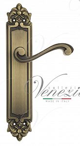 Дверная ручка на планке Venezia Vivaldi PASS проходная PL96 (мат. бронза); ?>