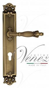 Дверная ручка на планке Venezia Olimpo CYL под цилиндр PL97 (мат. бронза); ?>