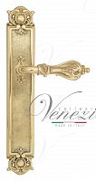 Дверная ручка на планке Venezia Florence PASS проходная PL97 (полир. латунь)