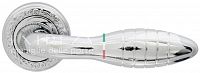 Дверная ручка Extreza MIREL (Мирел) 316 на розетке R06 полированный хром F04