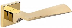 Дверная ручка Extreza Hi-Tech Slim DIA 118 R11 квадратное основание 7 мм. F06 (полированная латунь); ?>