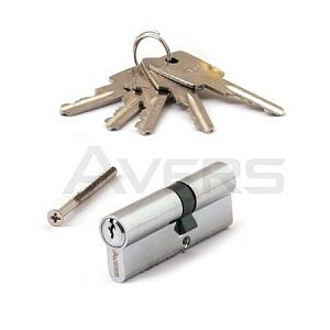 Цилиндровый механизм Avers ZC-80(35/45)-CR (хром) ключ/ключ; ?>