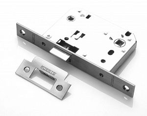 Врезной замок Puerto LB 1070 SN (матовый никель) сантехнический; ?>