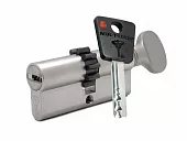 Цилиндровый механизм Mul-T-Lock 7х7 ШЕСТЕРЕНКА 71мм (33х38Т) ключ/вертушка (никель)