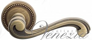 Дверная ручка Venezia мод. Vivaldi D3 (мат. бронза); ?>