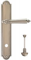 Дверная ручка на планке Extreza Leon 303 WC сантехническая PL03 (полированный никель) F21