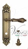 Дверная ручка на планке Venezia Monte Cristo WC-4 сантехническая PL96 (мат. бронза)