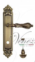 Дверная ручка на планке Venezia Monte Cristo WC-4 сантехническая PL96 (мат. бронза)