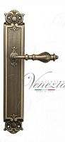 Дверная ручка на планке Venezia Gifestion PASS проходная PL97 (мат. бронза)