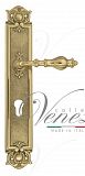 Дверная ручка на планке Venezia Gifestion CYL под цилиндр PL97 (полир. латунь)