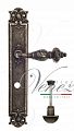 Дверная ручка на планке Venezia Lucrecia WC сантехническая PL97 (ант. бронза)