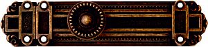 Шпингалет дверной латунный Corona 162мм (античная бронза); ?>