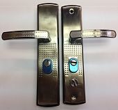 Дверная ручка на планке Master Lock Стандарт ЭКОНОМ (автомат) левая