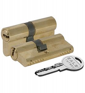 Цилиндровый механизм Kale Kilit 164 S 80мм (35/45) N ключ/ключ (латунь); ?>