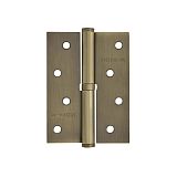Петля разъёмная НОРА-М 750-4" (100*75*2,5) без колп. (матовое бронзовое покрытие) правая