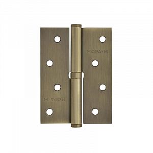 Петля разъёмная НОРА-М 750-4" (100*75*2,5) без колп. (матовое бронзовое покрытие) правая; ?>