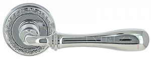 Дверная ручка Extreza CARRERA (Каррера) 321 на розетке R06 полированный хром F04; ?>
