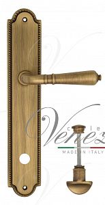 Дверная ручка на планке Venezia Vignole WC сантехническая PL98 (мат. бронза); ?>