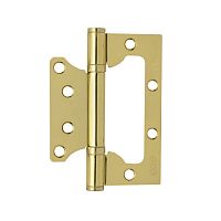 Дверная петля без врезки НОРА-М 800-4" STD 100*75*2,5 без колп. (золото)
