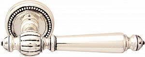 Дверная ручка Melodia мод. Mirella 235L на розетке 50L (серебро 925 + черный); ?>