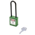 Навесной замок BD-G34 нейлоновая дужка Green (зелёный)