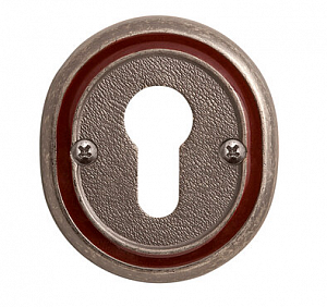 Накладка на цилиндр Val de Fiori ET 70 AI/WBR (серебро античное с эмалью); ?>